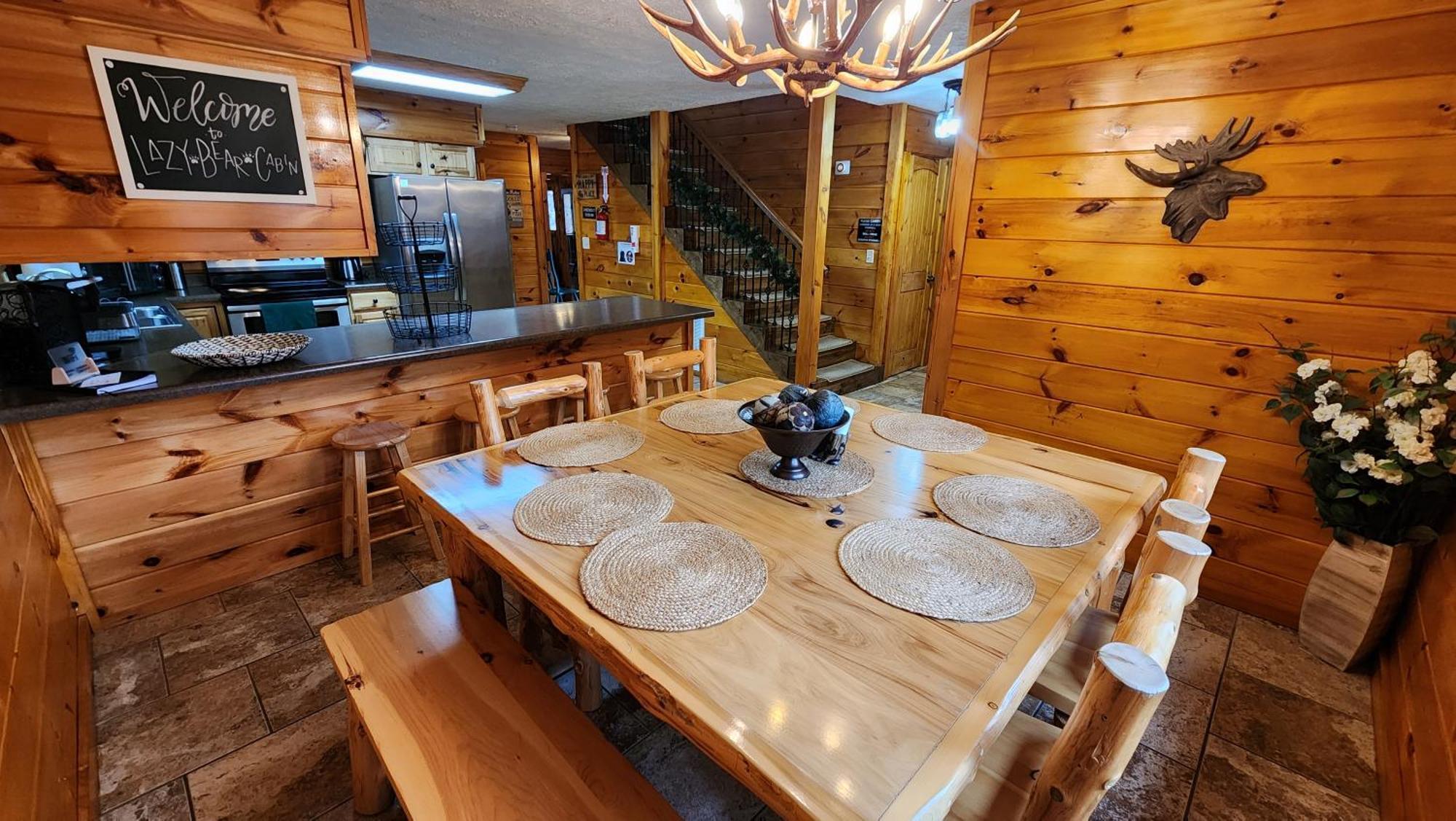 Lazy Bear Cabin 세비어빌 외부 사진