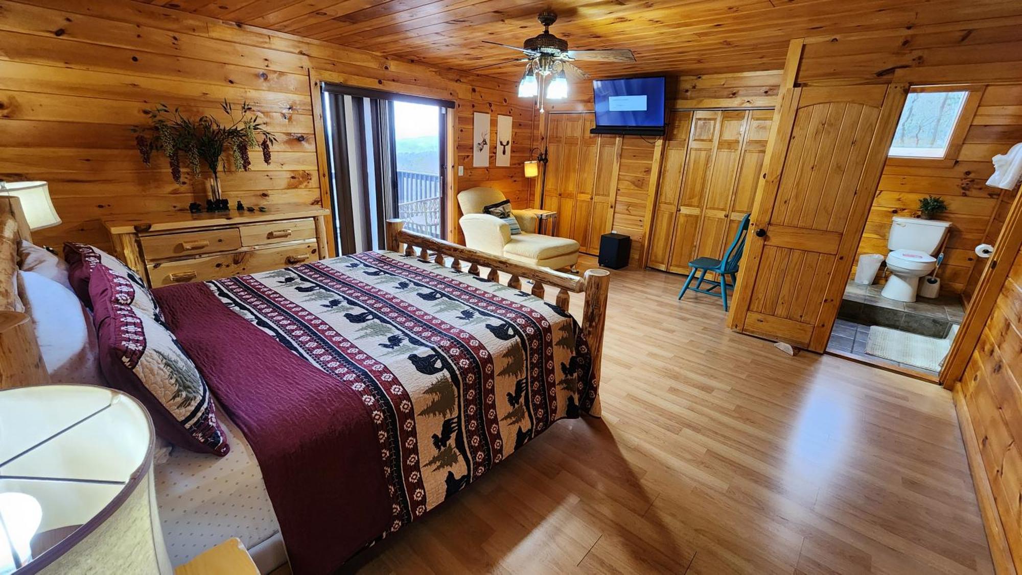 Lazy Bear Cabin 세비어빌 외부 사진