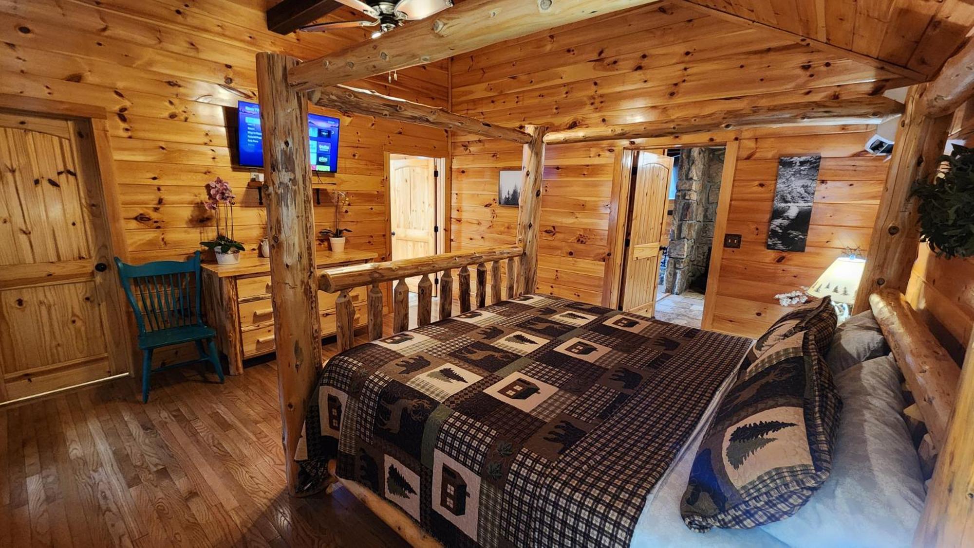 Lazy Bear Cabin 세비어빌 외부 사진