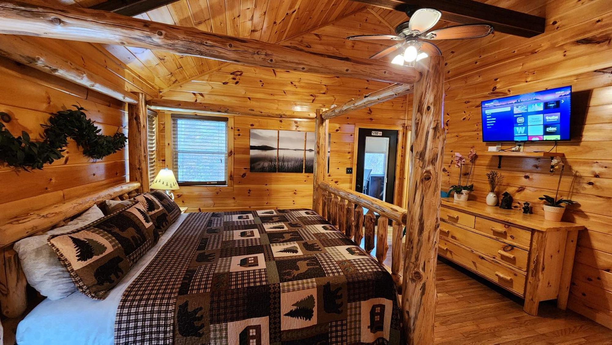 Lazy Bear Cabin 세비어빌 외부 사진