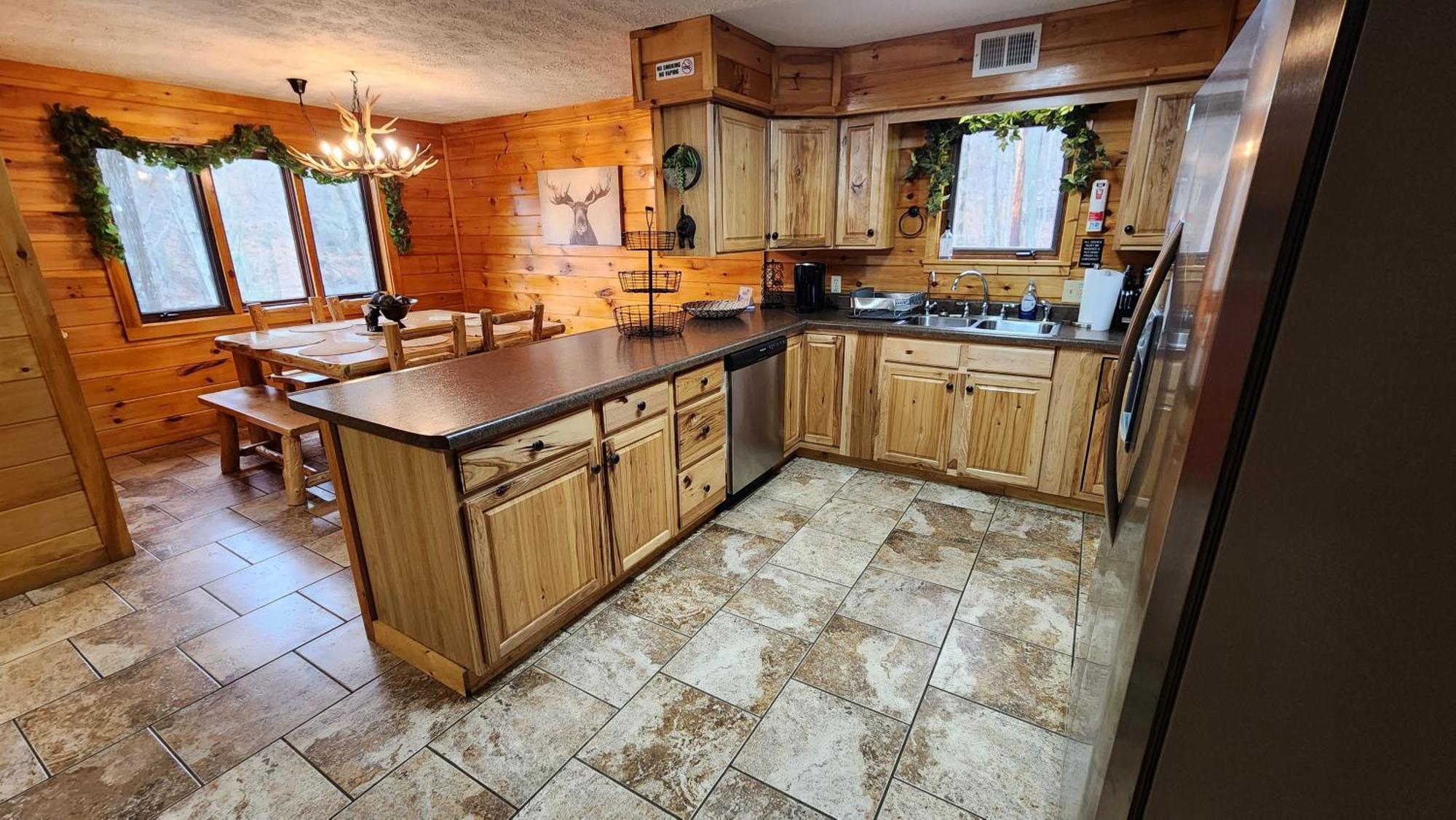 Lazy Bear Cabin 세비어빌 외부 사진