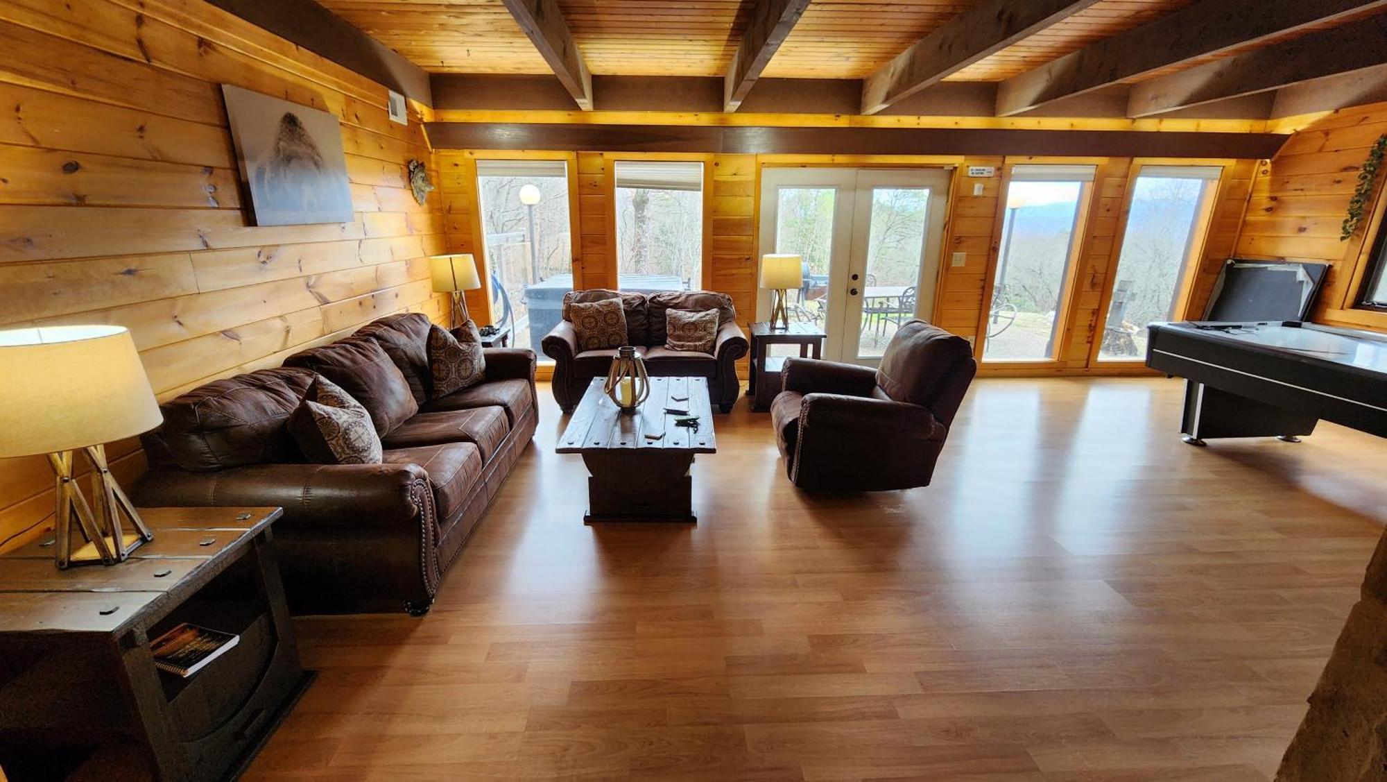 Lazy Bear Cabin 세비어빌 외부 사진